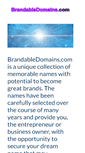 Mobile Screenshot of brandabledomains.com